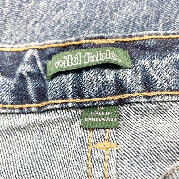 Wild Fable Women's Medium Wash High Rise Straight Leg Jeans Size 14 - Picture 6 of 7